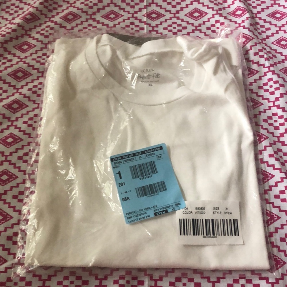 J Crew : long sleeve perfect fit shirt